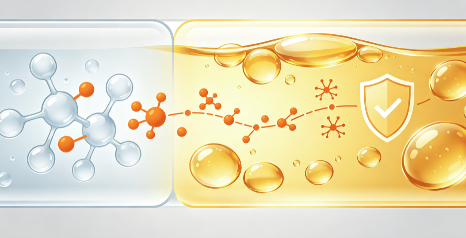 O palmitato de ascorbila é eficaz em alimentos à base de lipídios. Ascorbyl Palmitate Is Effective in Lipid-Based Foods