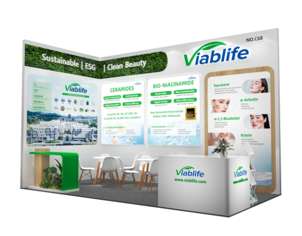 Viablife na in-cosmetics Ásia 2026 Viablife at in-cosmetics Asia 2026